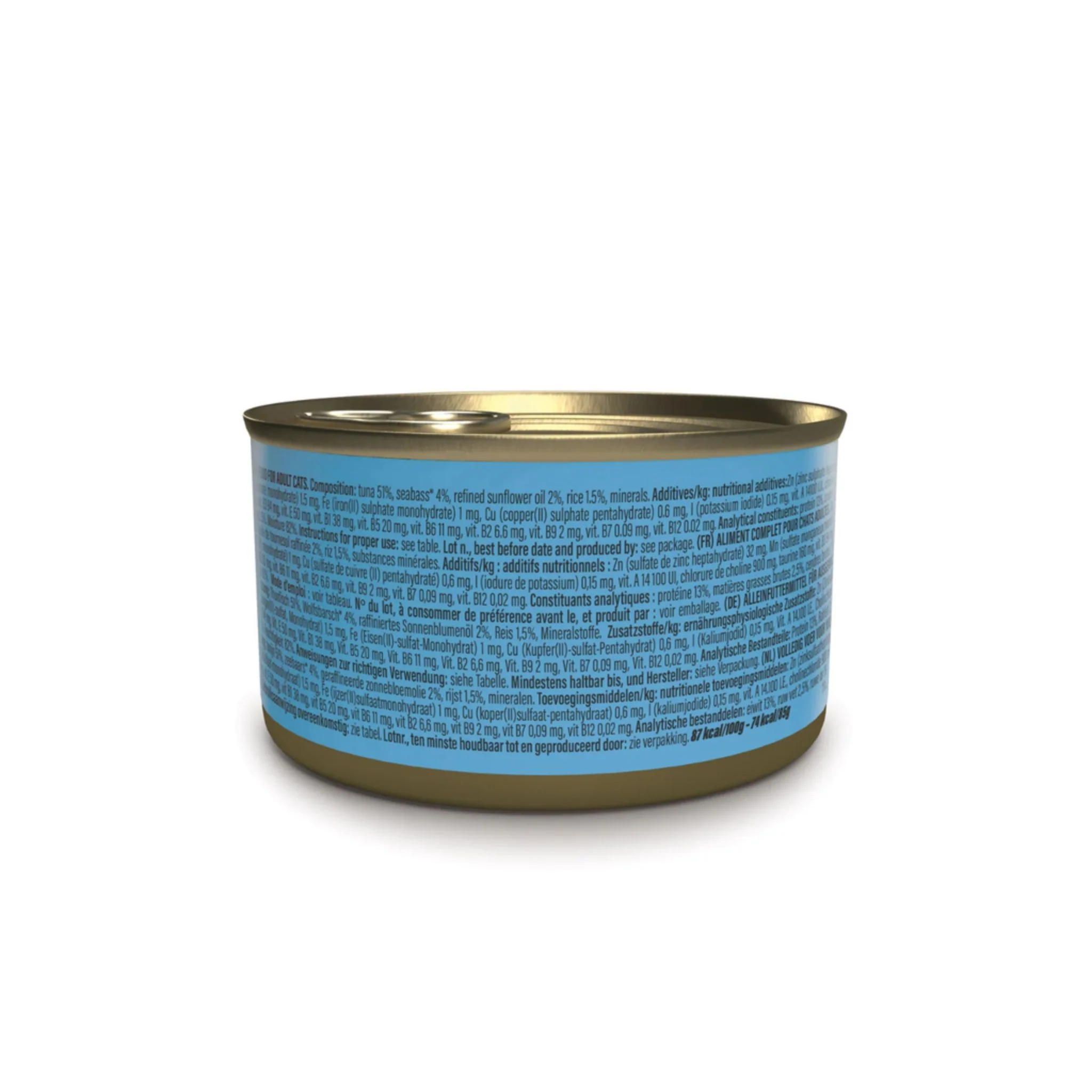 Schesir Nutrition Wet Cat Food In Jelly Can- Tuna With Seabass - 85g - Image 3