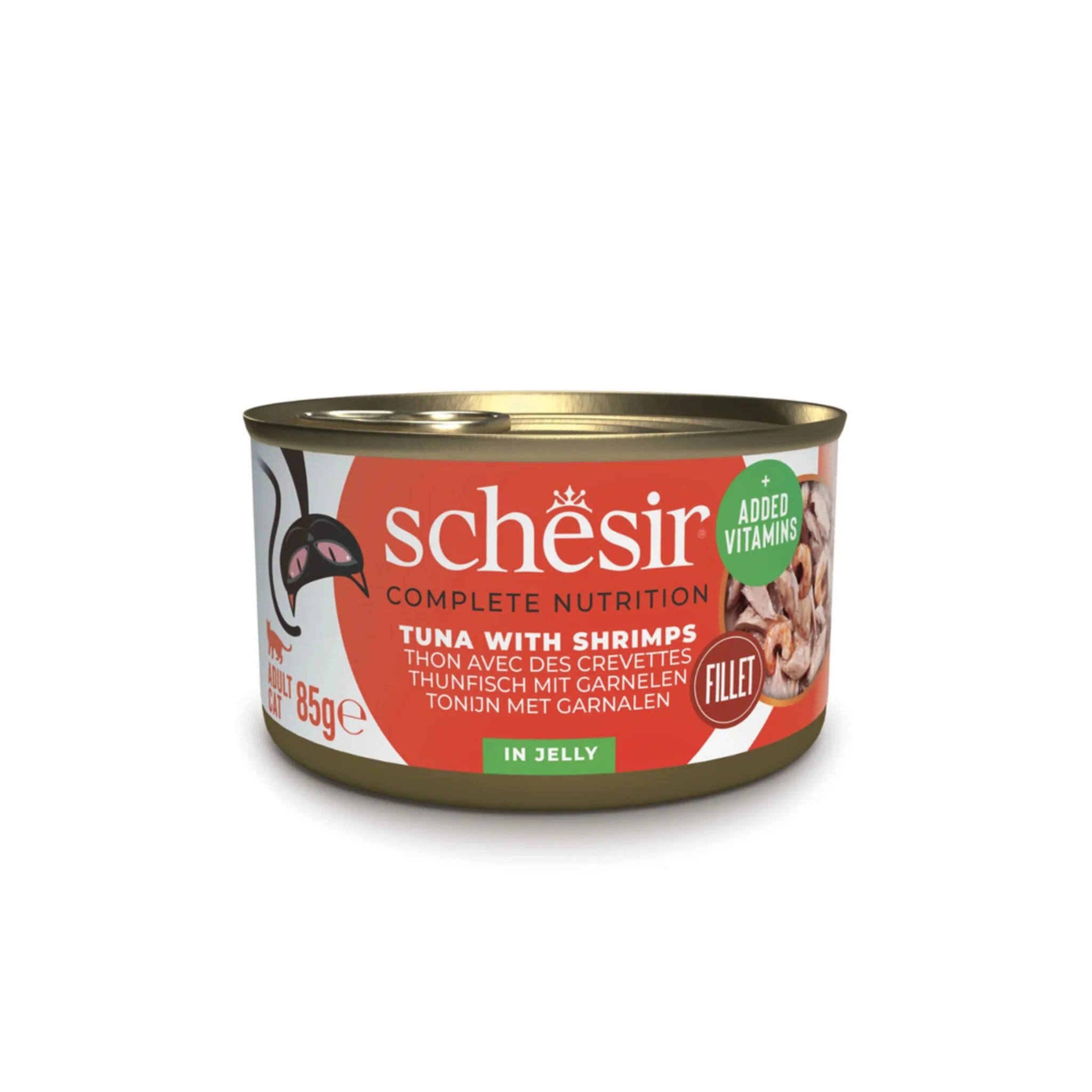 Schesir Cat Wet Food Jelly Tuna With Shrimps - 85g - Image 2