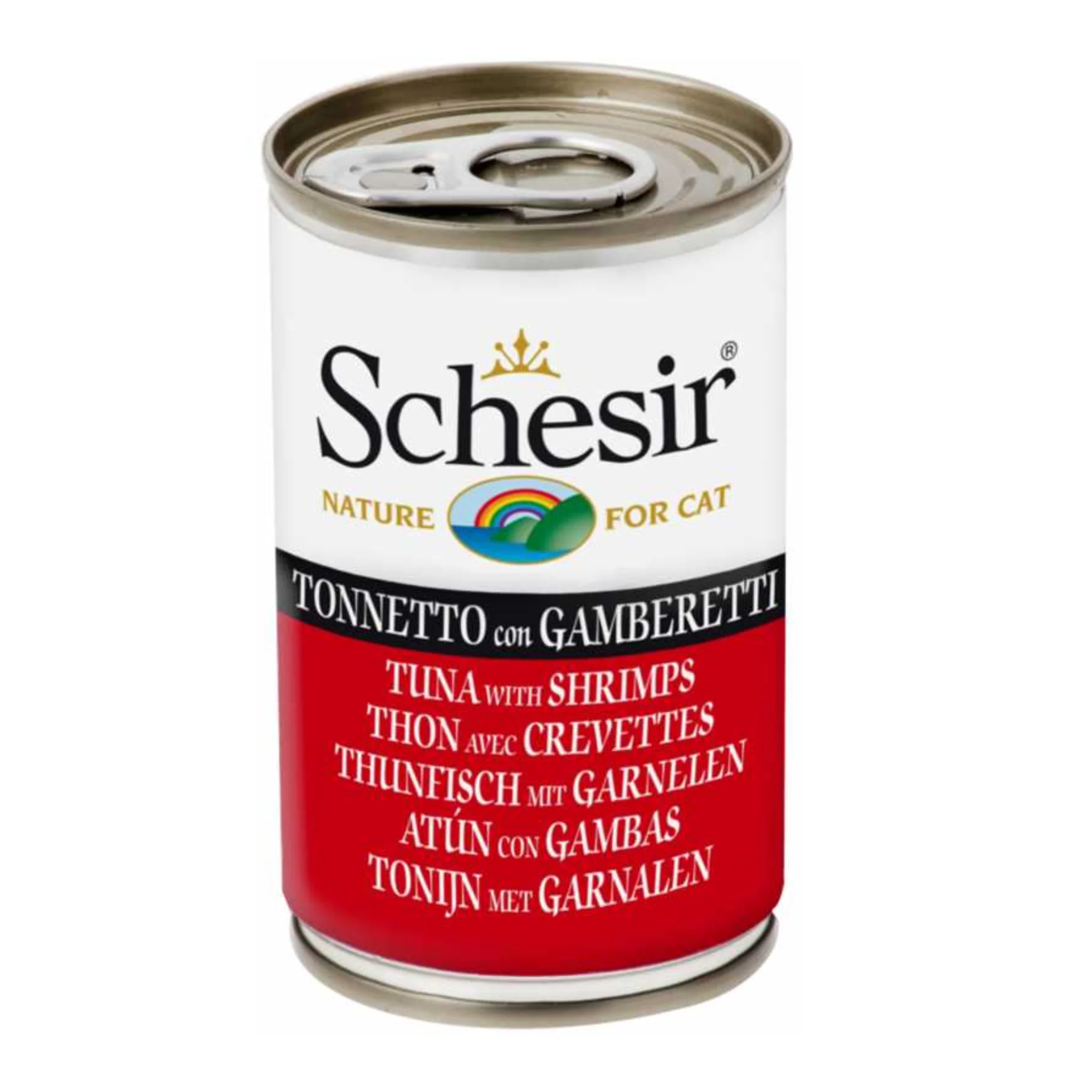 Schesir Tuna With Shrimps Cat Wet Food - 140g - Image 2