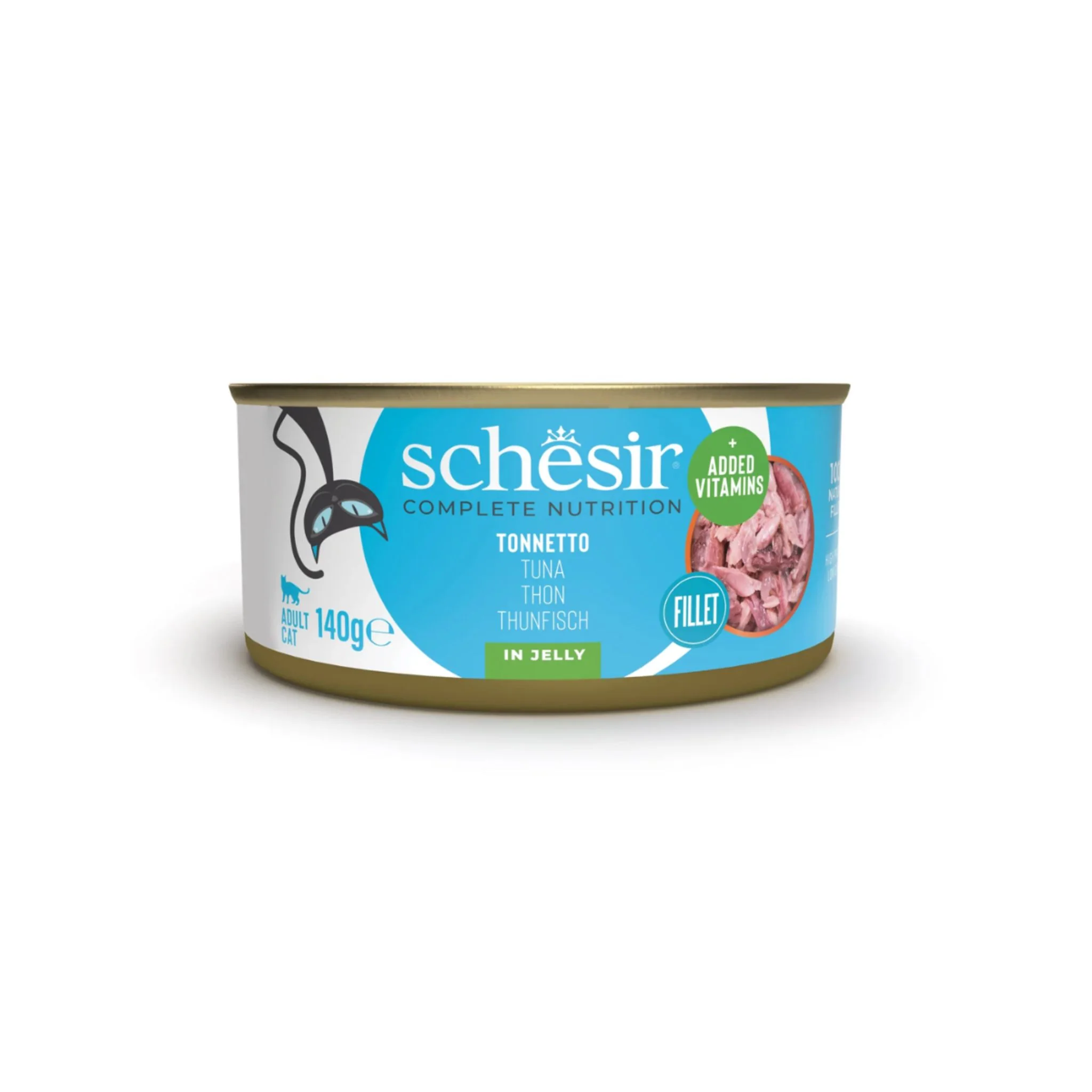 Schesir Cat Wet Food With Tuna - 140g - Image 2