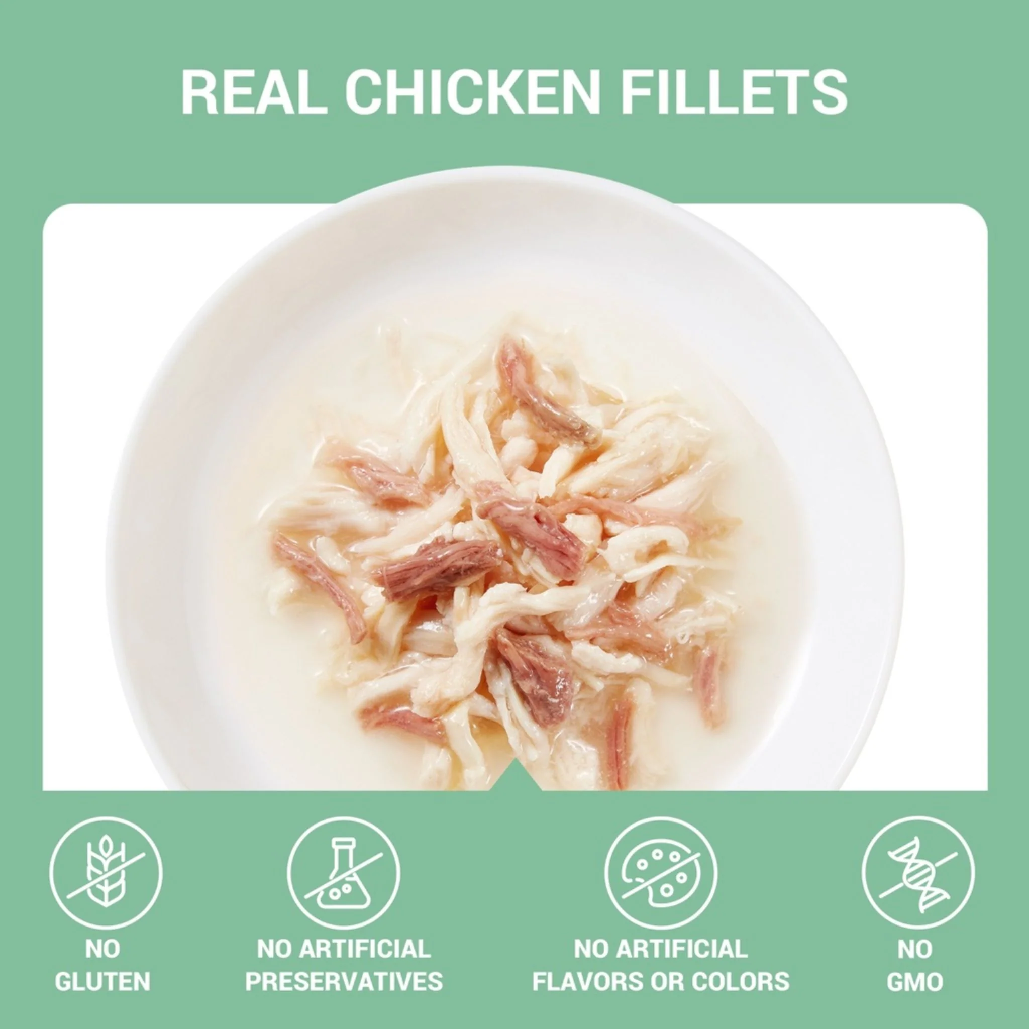Schesir Complements Cat Wet Food Chicken With Beef In Broth  -  70g - Image 4