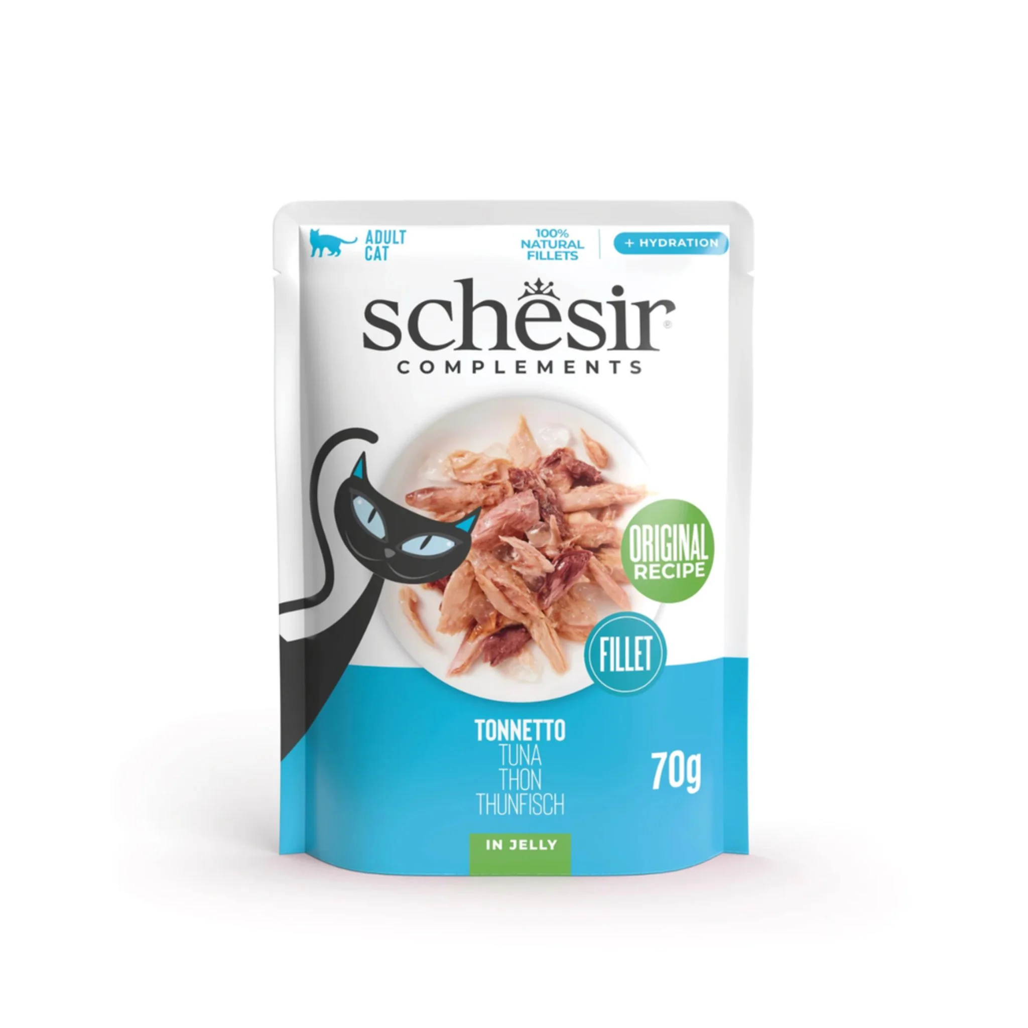 Schesir Complements Cat Wet Food Tuna In Jelly - 70g - Image 2