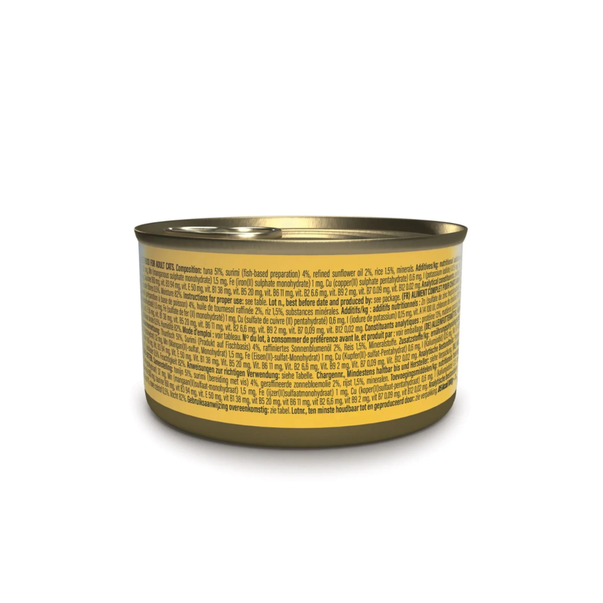 Schesir Wet Cat Food In Jelly Can- Tuna With Surimi - 85g - Image 3
