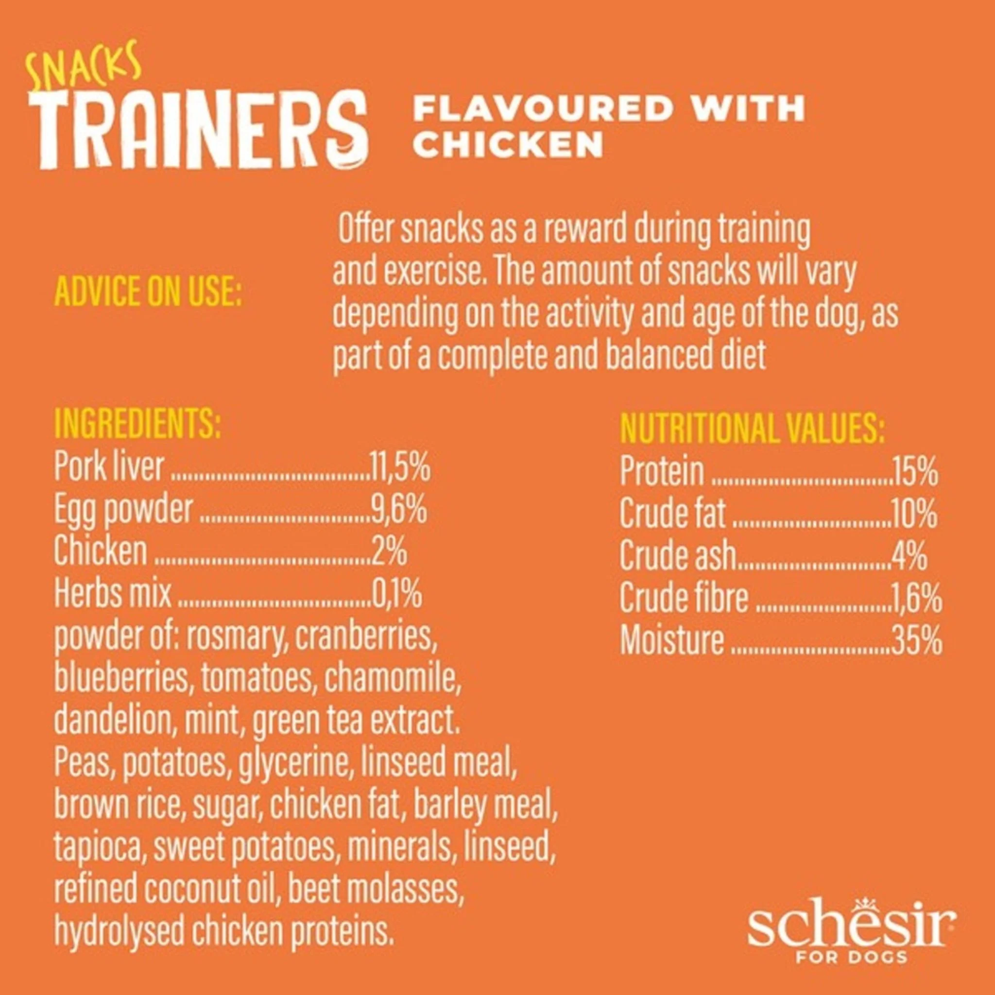 Schesir Dog Trainers Soft & Chewy Chicken Treats - 283G - Image 4