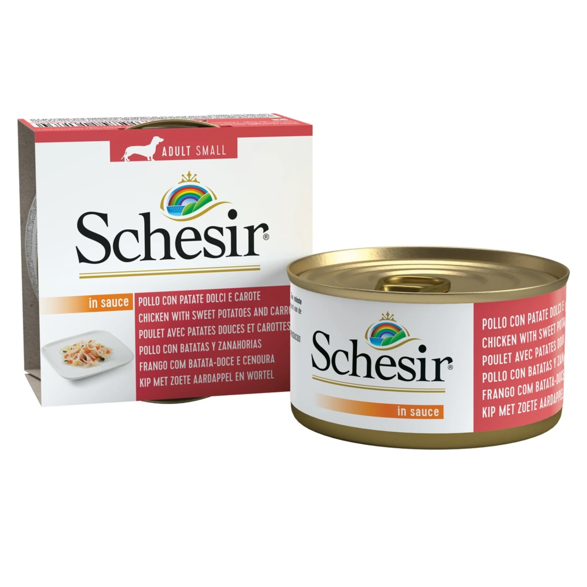 Schesir Dog Wet Food Chicken With Potatoes & Carrots - 85g - Image 3