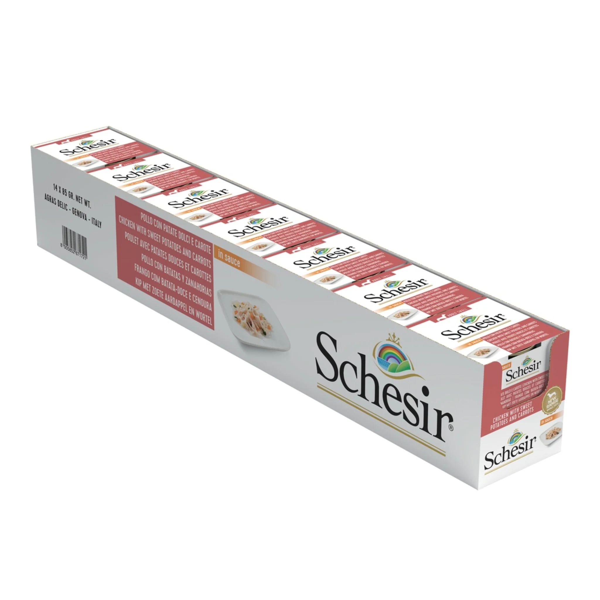 Schesir Dog Wet Food Chicken With Potatoes & Carrots - 85g - Image 4