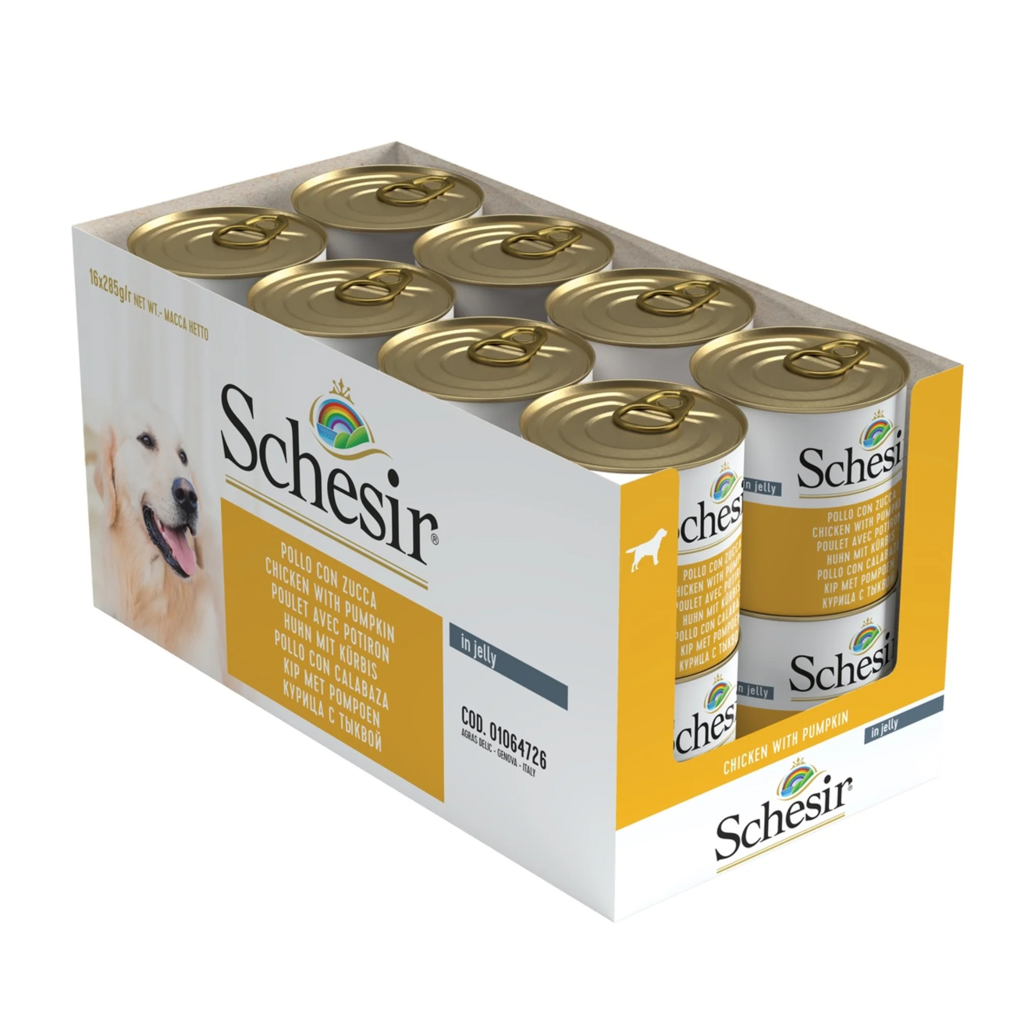 Schesir Dog Wet Food Chicken With Pumpkin - 285G - Image 2