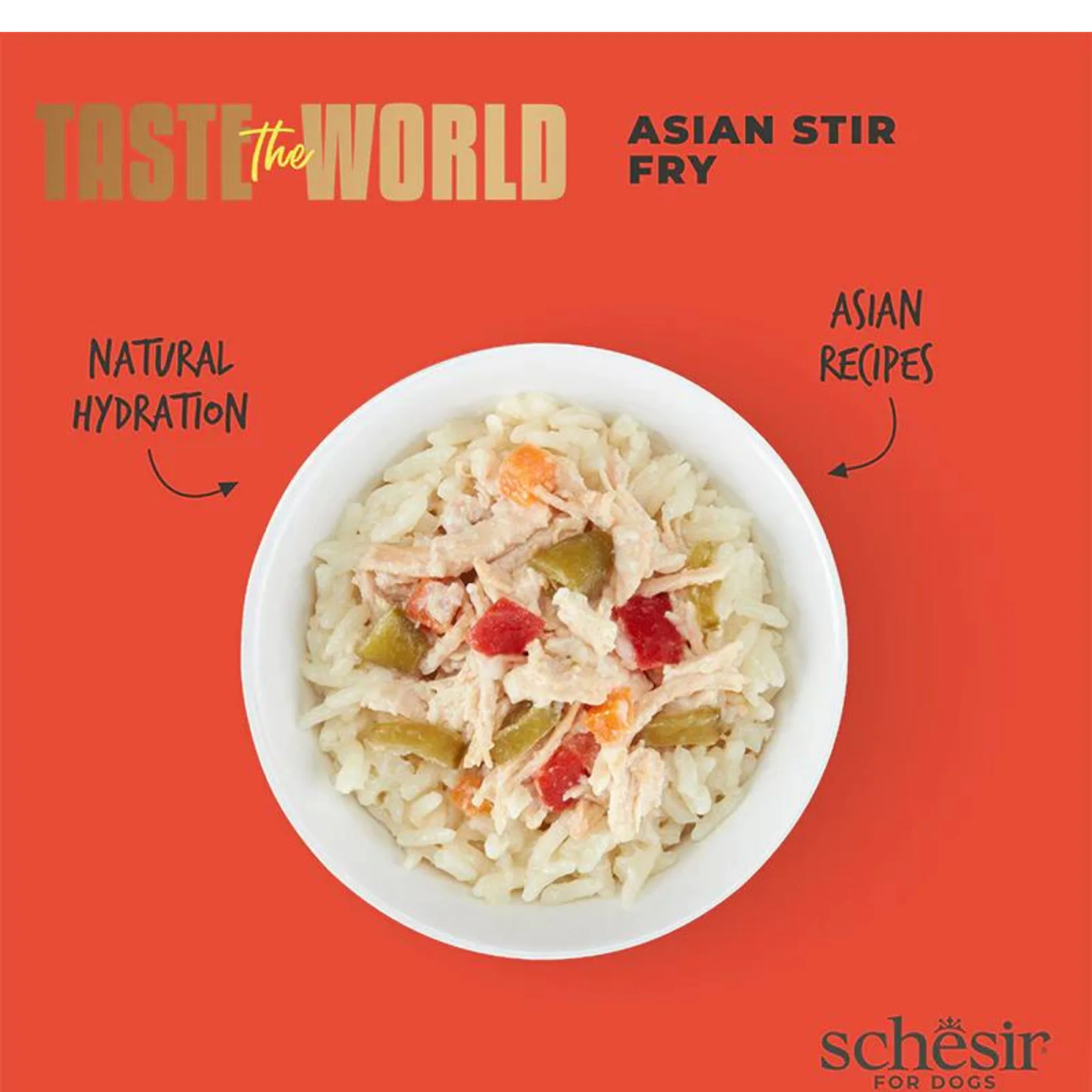 Schesir Dog Wet Food Asian Stir Fry - 150G - Image 4