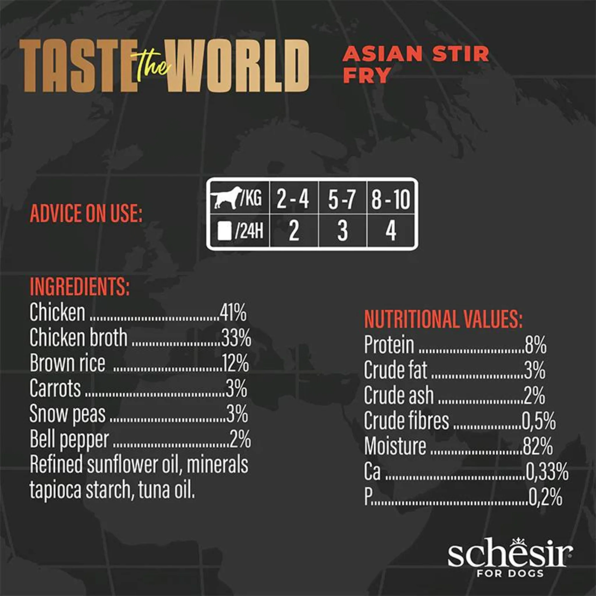 Schesir Dog Wet Food Asian Stir Fry - 150G - Image 5