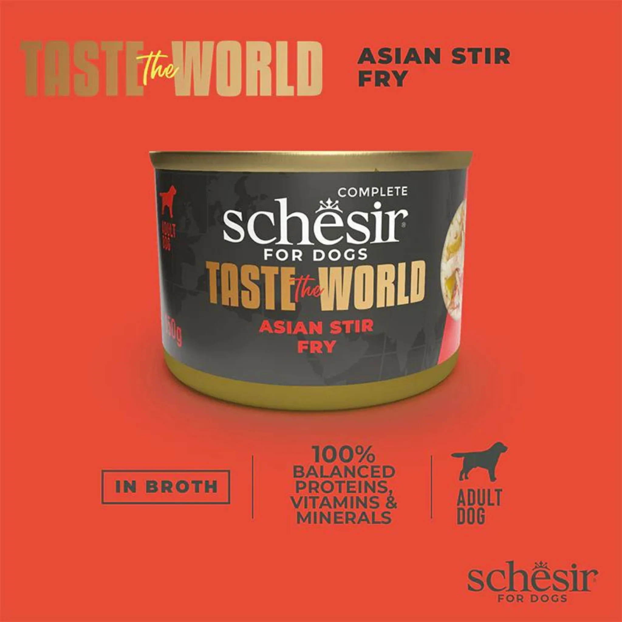Schesir Dog Wet Food Asian Stir Fry - 150G - Image 6