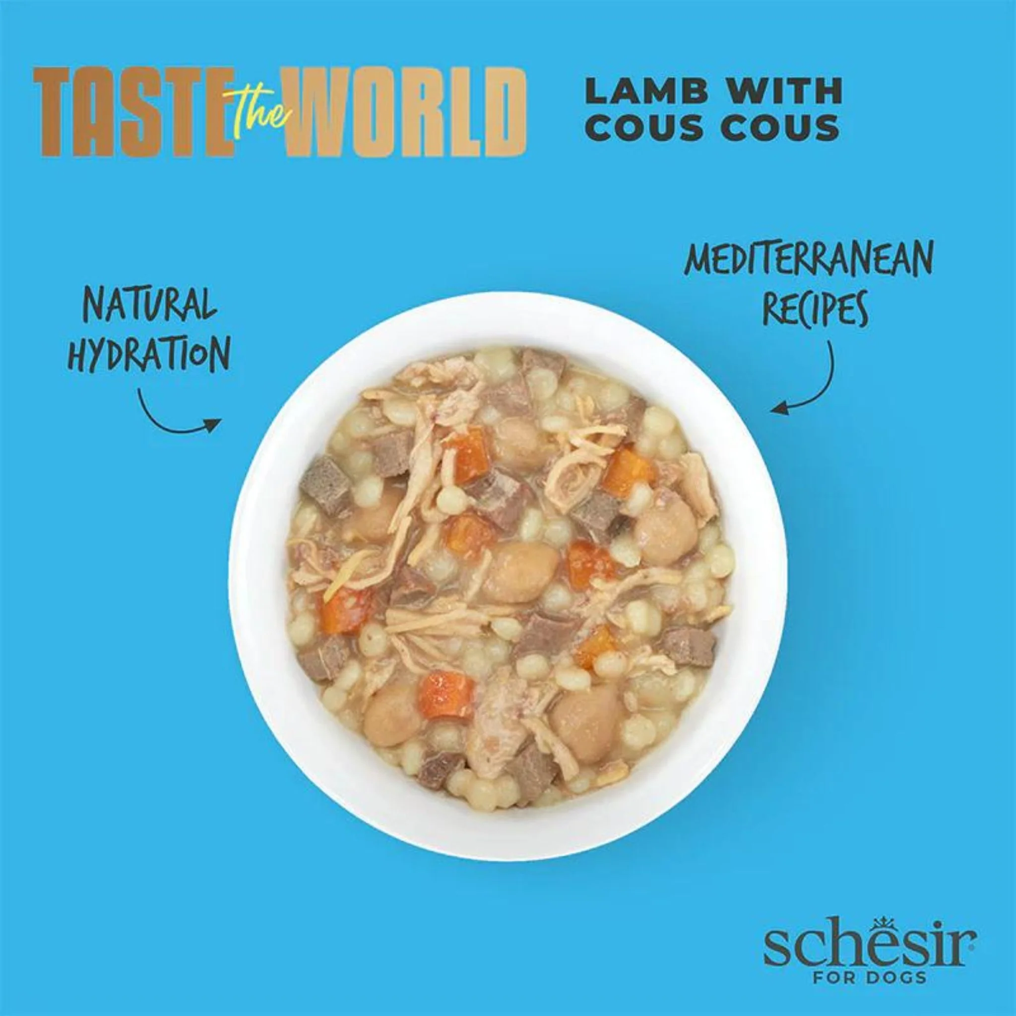 Schesir Dog Wet Food Taste The World Lamb & Couscous - 150G - Image 5
