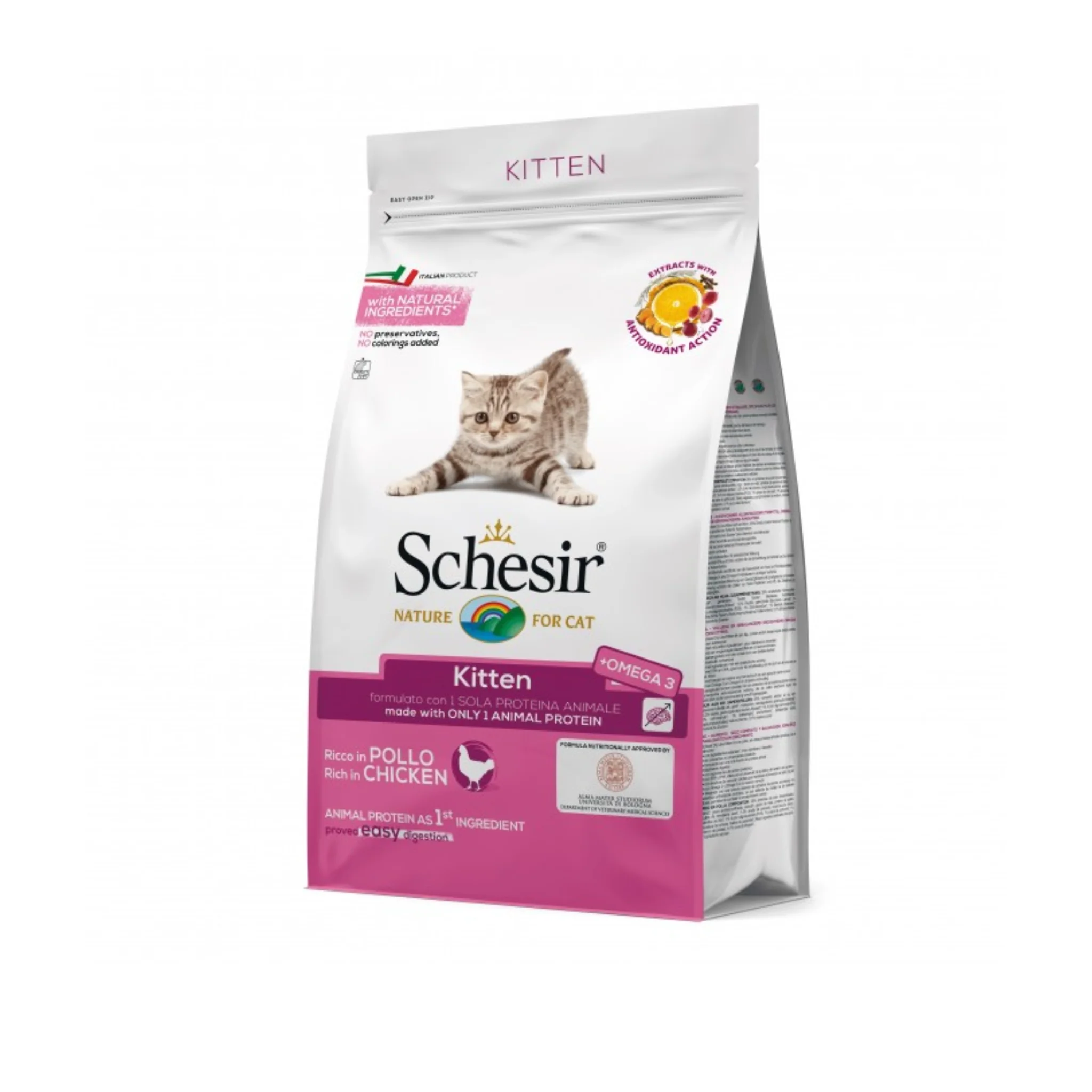 Schesir Kitten Dry Food Chicken - 1.5KG - Image 3