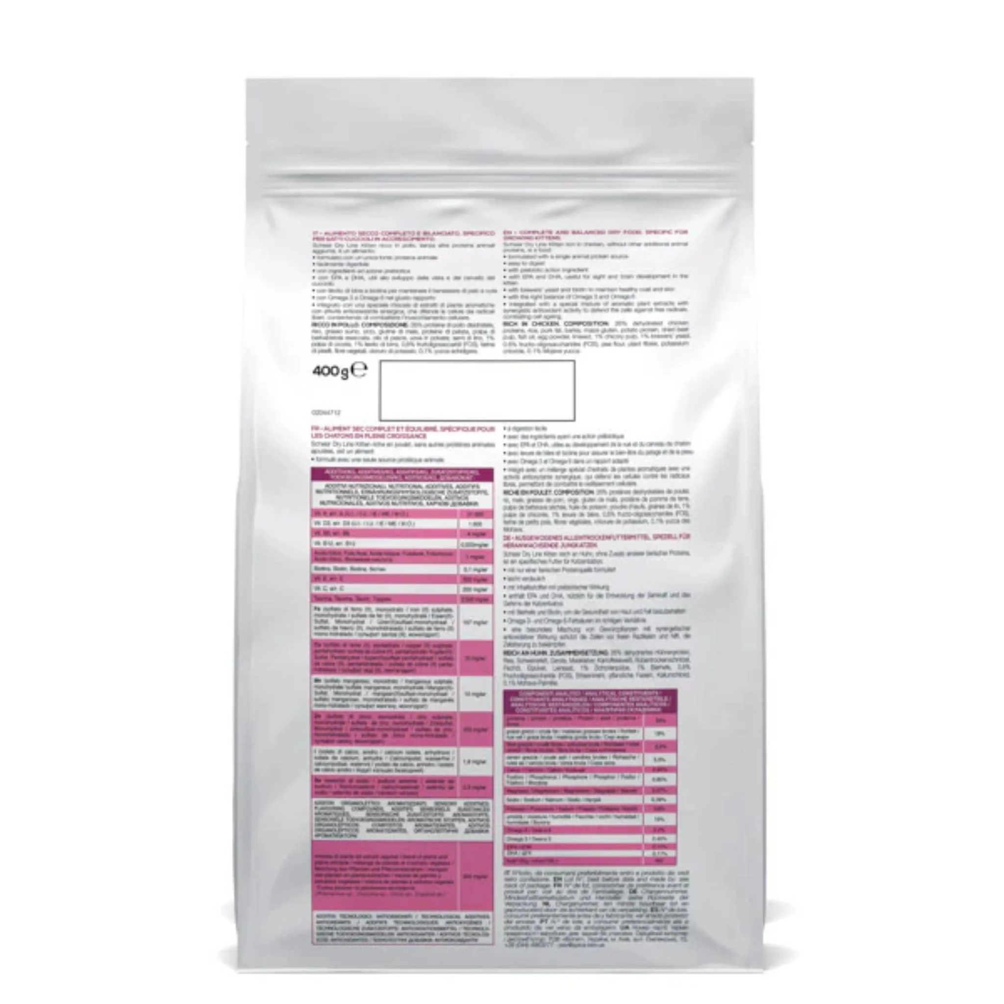 Schesir Kitten Dry Food In Chicken - 400G - Image 2