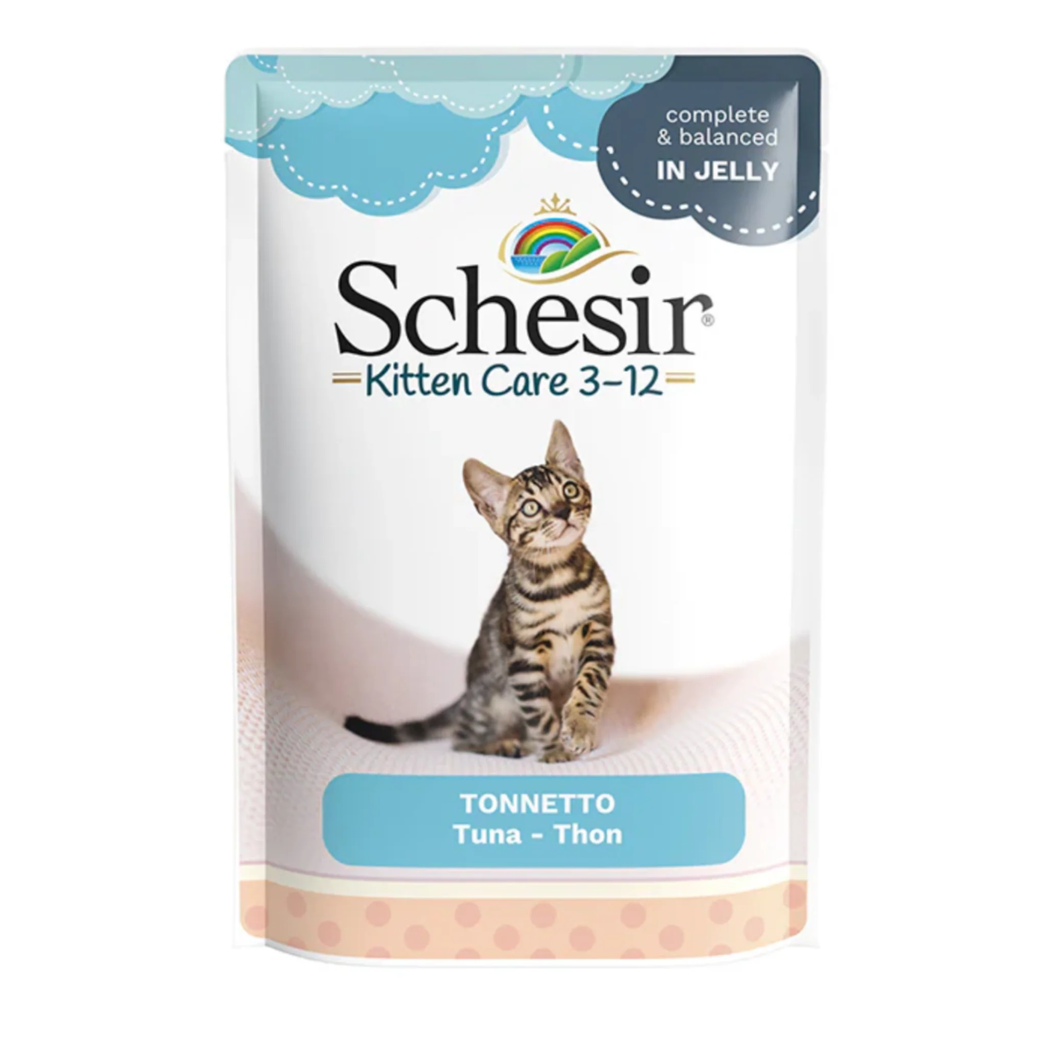 Schesir Kitten Jelly Pouch Tuna Wet Food - 85G - Image 2