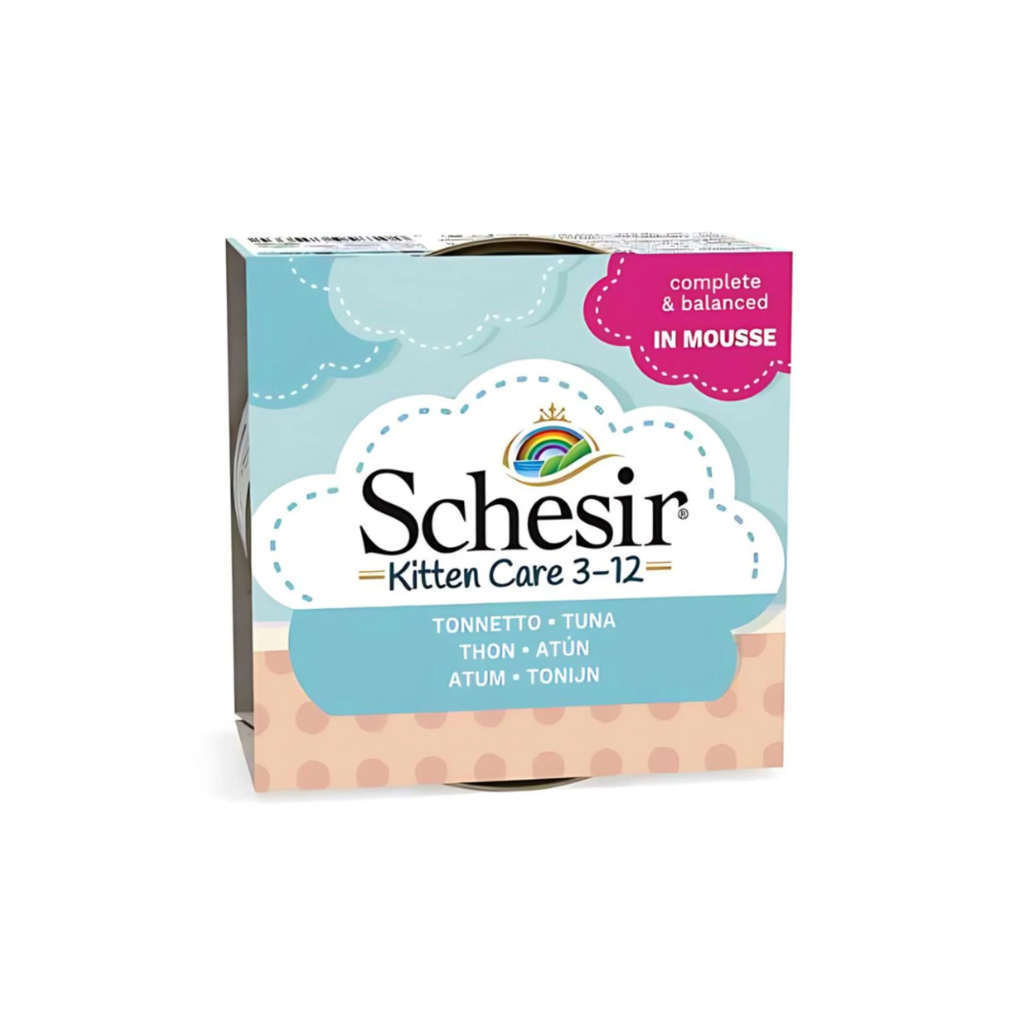 Schesir Kitten Mousse Tuna Wet Food - 85G - Image 2