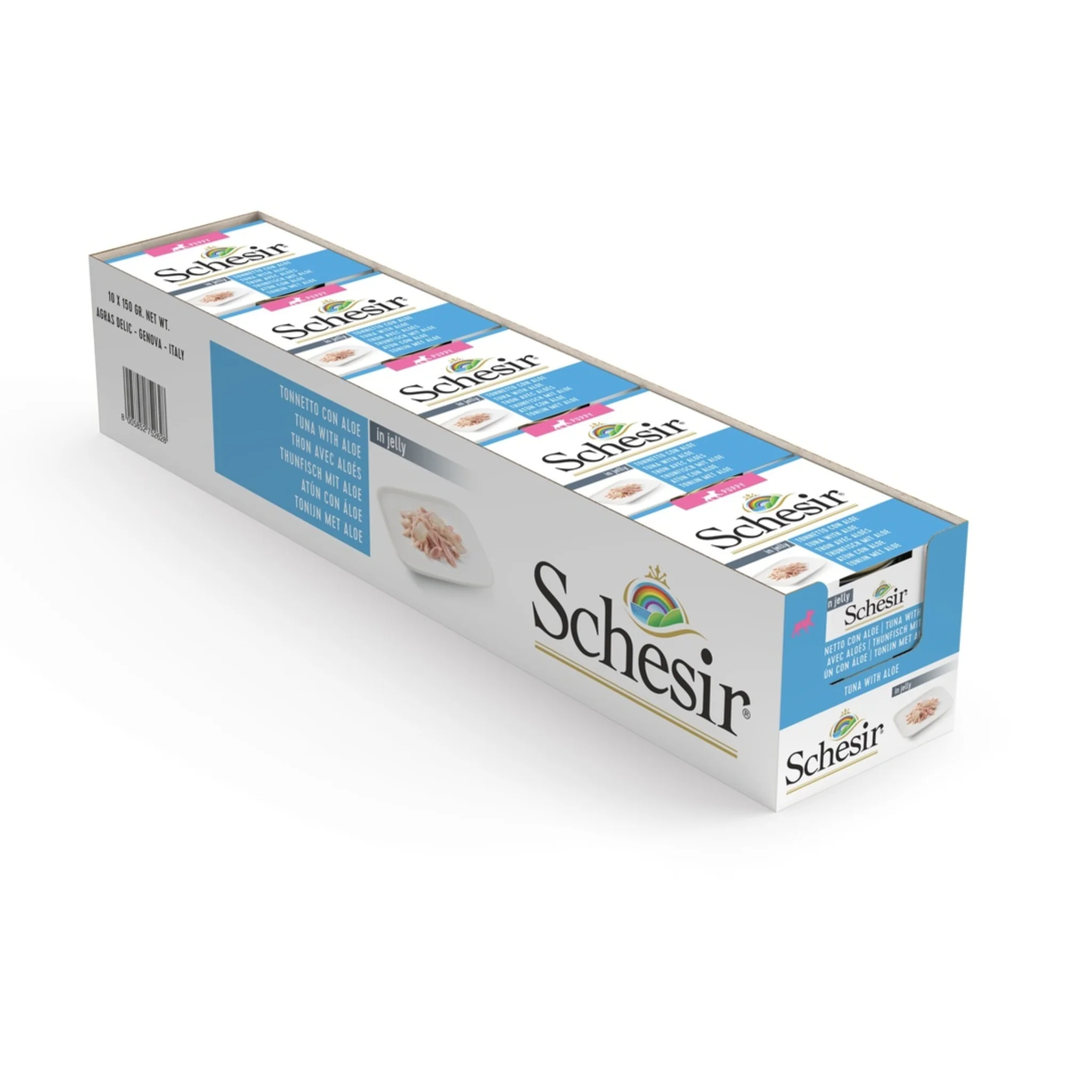 Schesir Puppy Wet Food Tuna & Aloe - 150G - Image 5