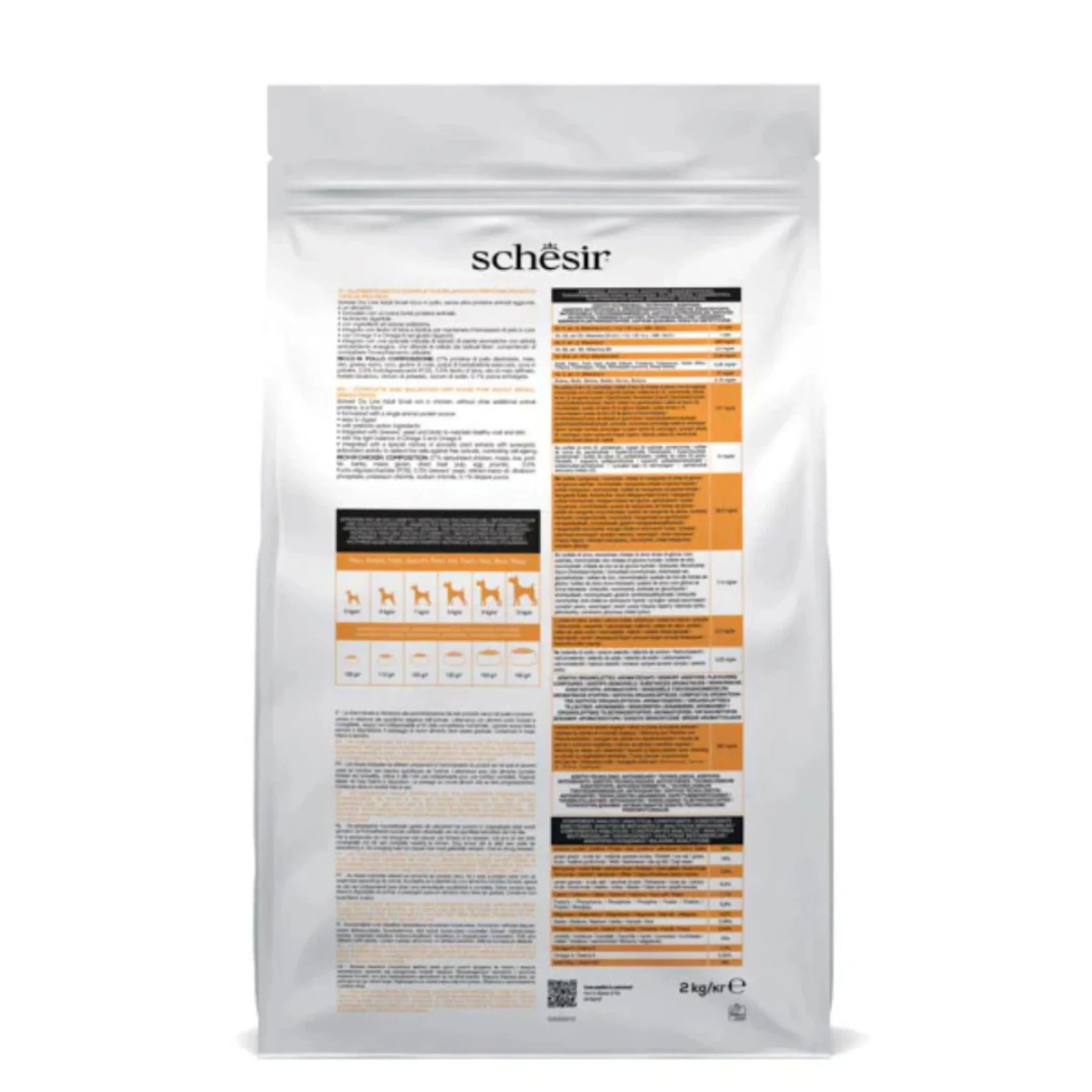 Schesir Small Adult Chicken Dry Dog food - 2kg - Image 2