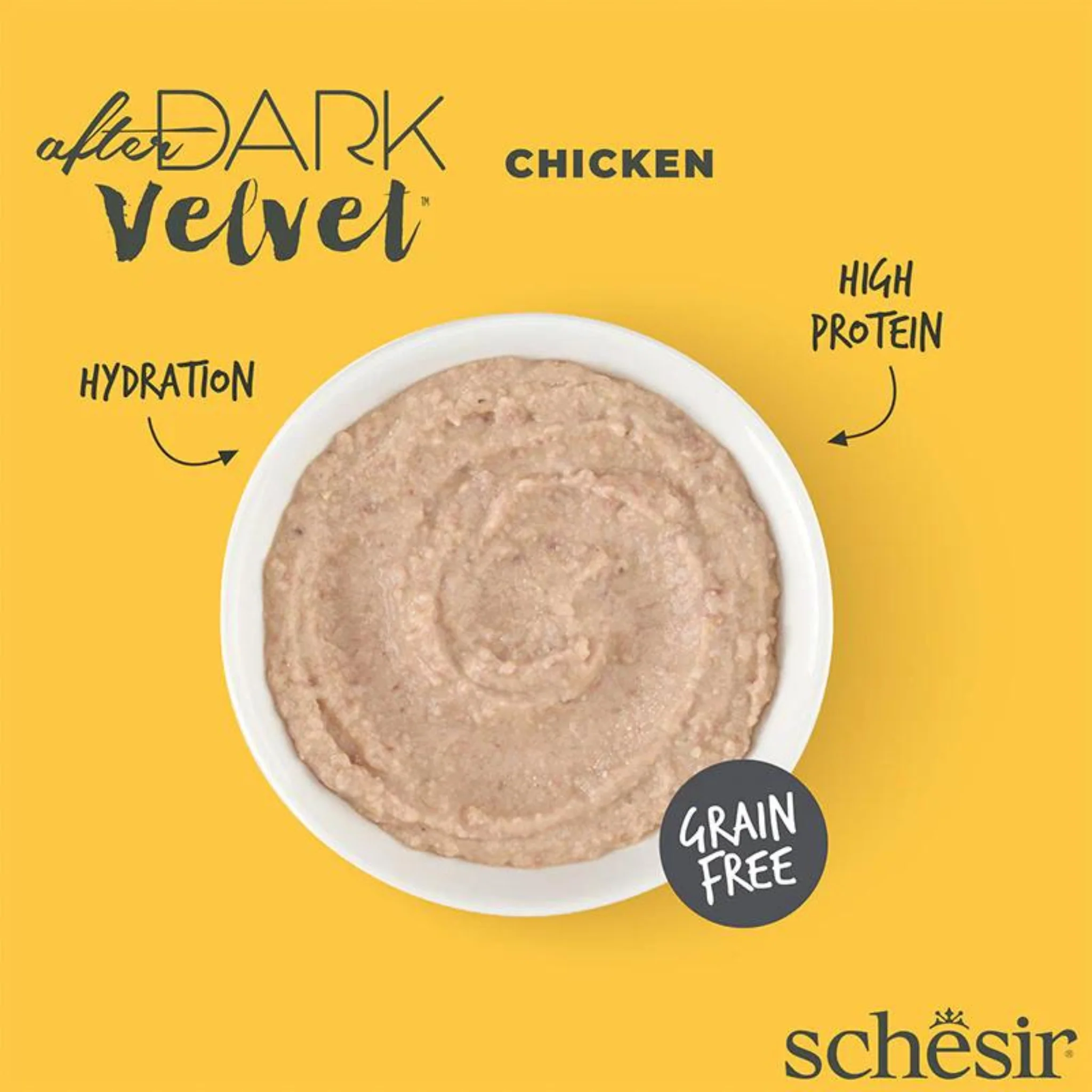 Schesir Velvet Mousse Chicken Wet Cat Food - 80G - Image 4