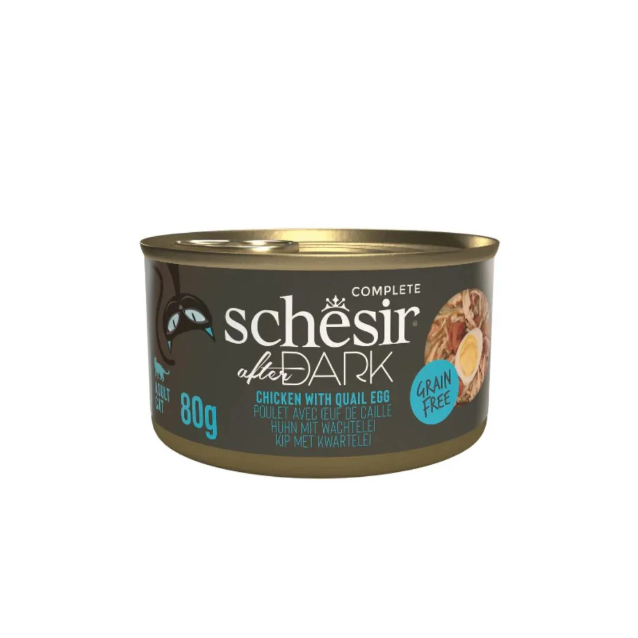 Schesir After Dark Wholefood In Broth Cat Wet Food Variety Pack - 12x80g - Image 2