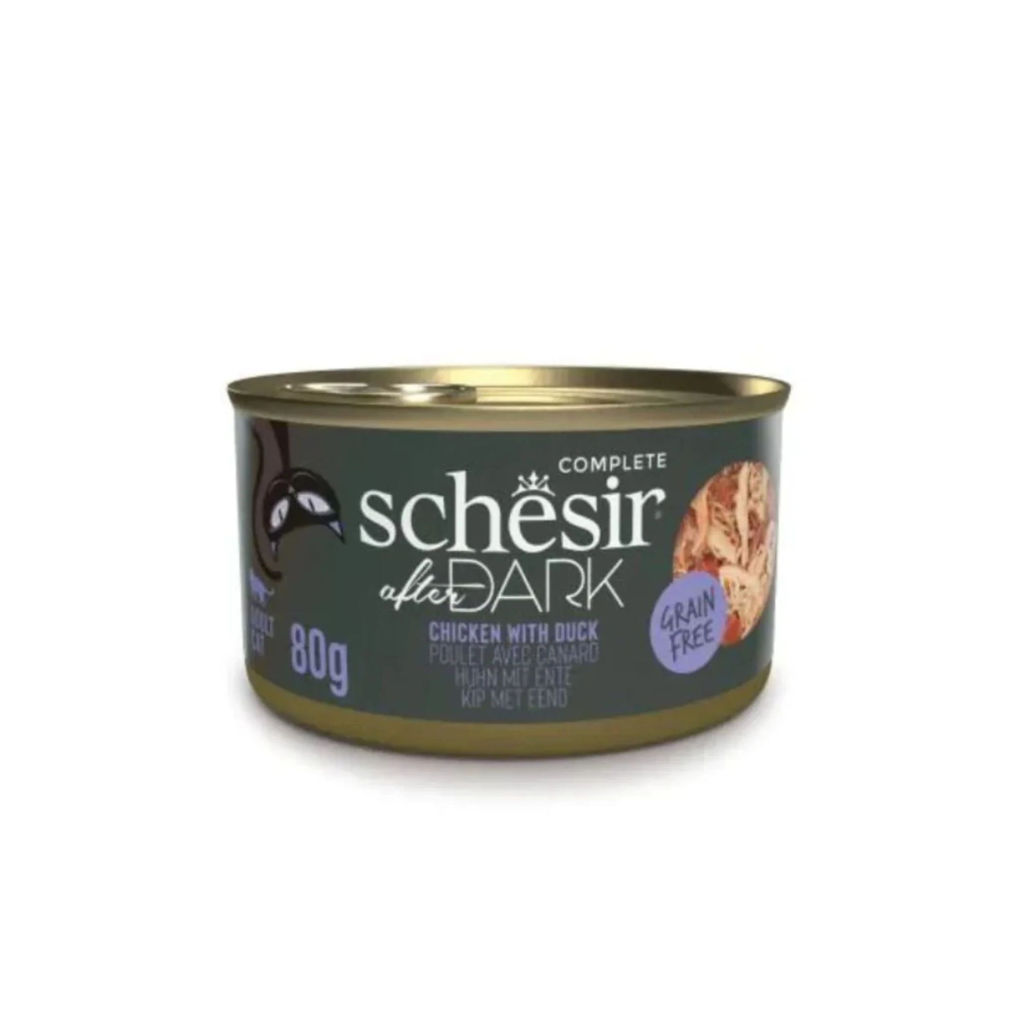 Schesir After Dark Wholefood In Broth Cat Wet Food Variety Pack - 12x80g - Image 3