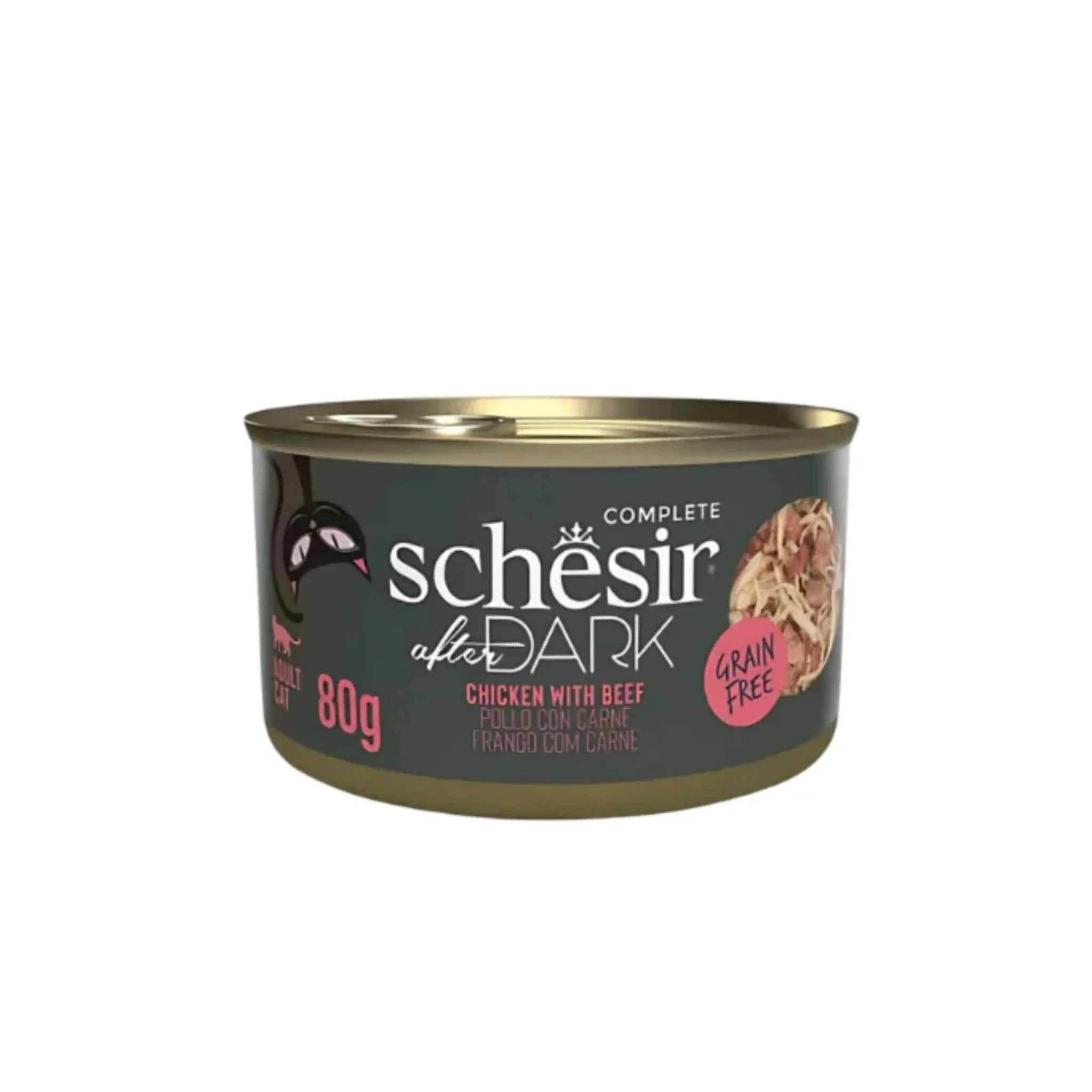 Schesir After Dark Wholefood In Broth Cat Wet Food Variety Pack - 12x80g - Image 4