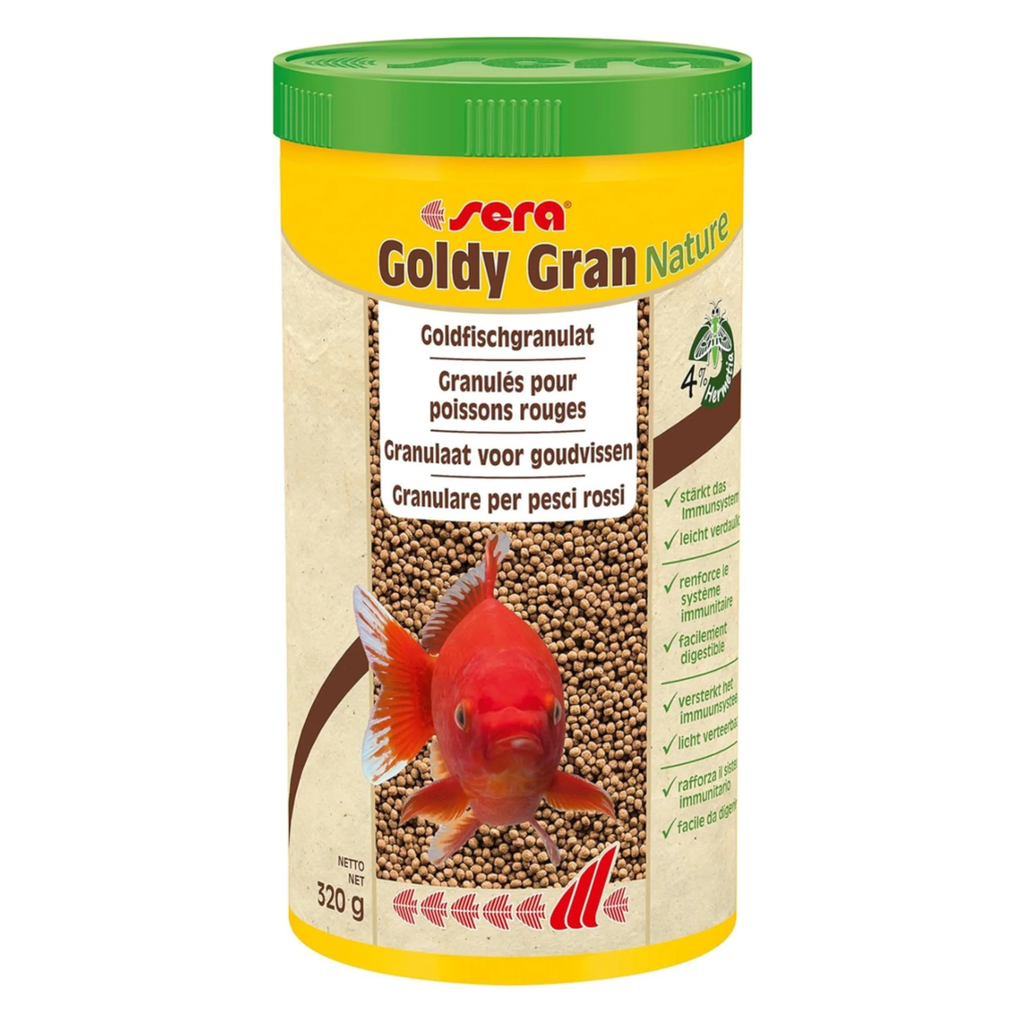 Sera Goldy Gran Nature Large Pack Goldfish Granules - 1000ML - Image 3
