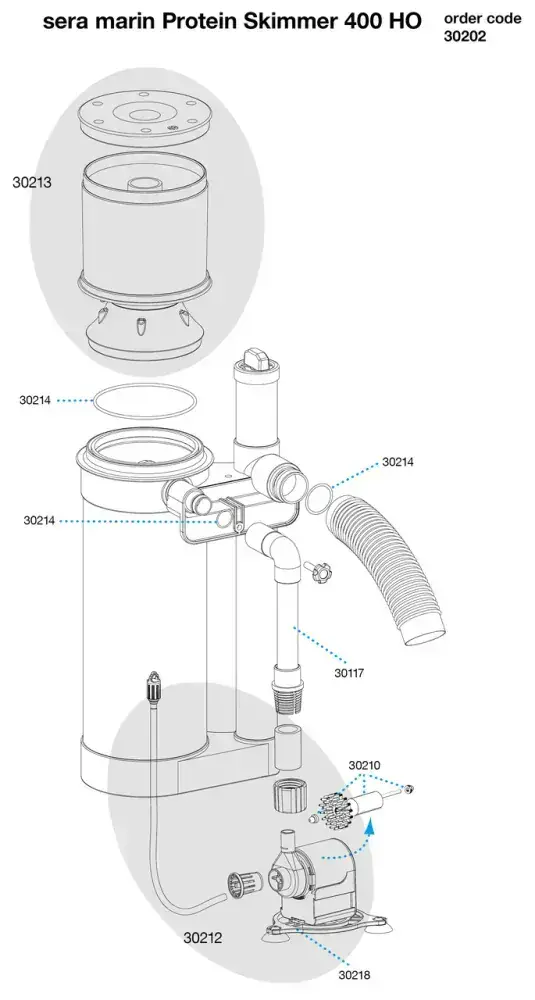 Sera Marine Protein Skimmer Aquarium Filter Tanks - Image 3