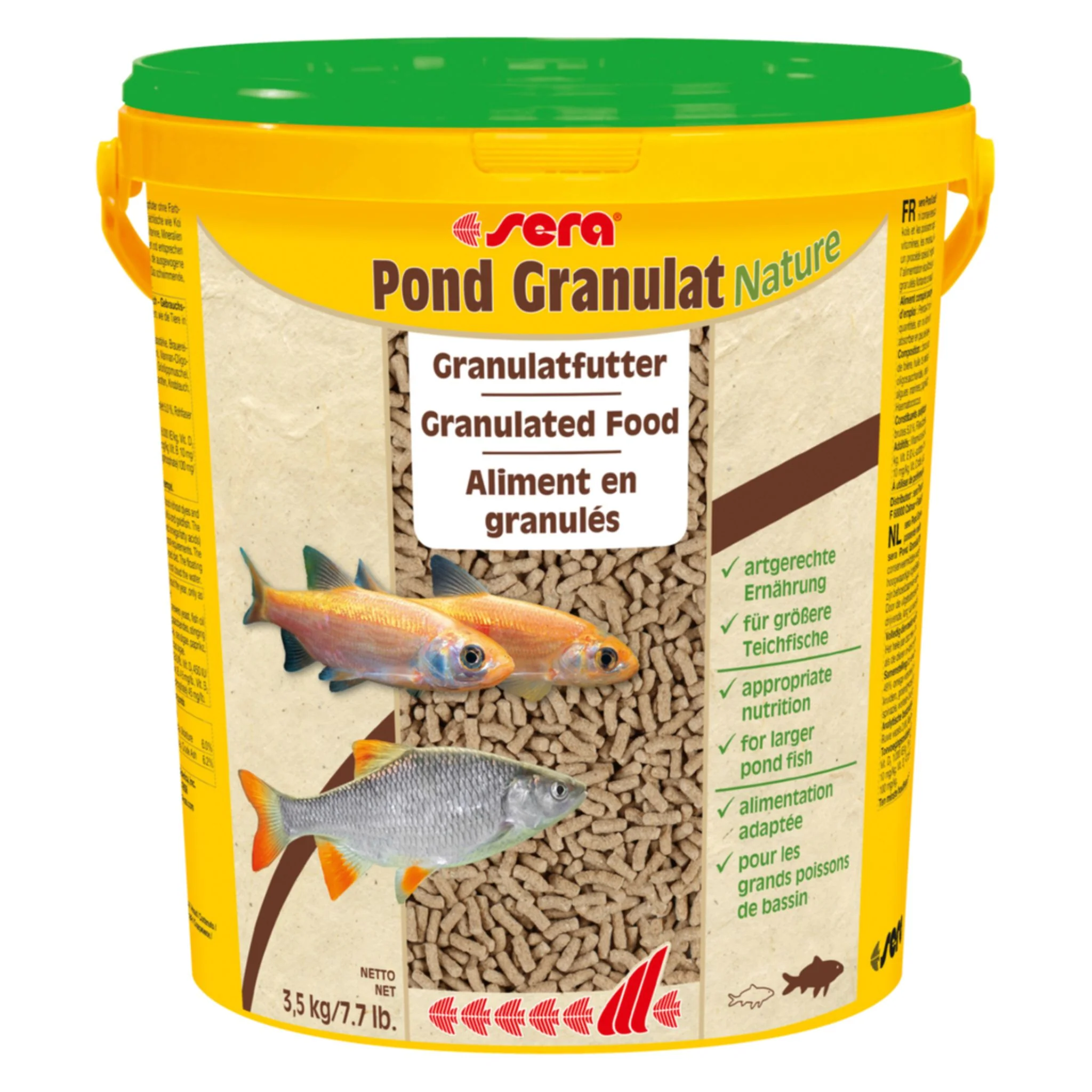 Sera Pond Nature Granulated Fish Food - 20L - Image 2