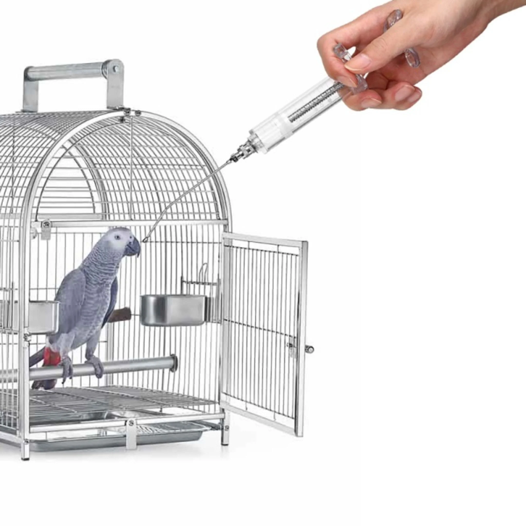 Vanpet Bird Feeding Syringe Precise Hand Feed Tool - 20ml - Image 2
