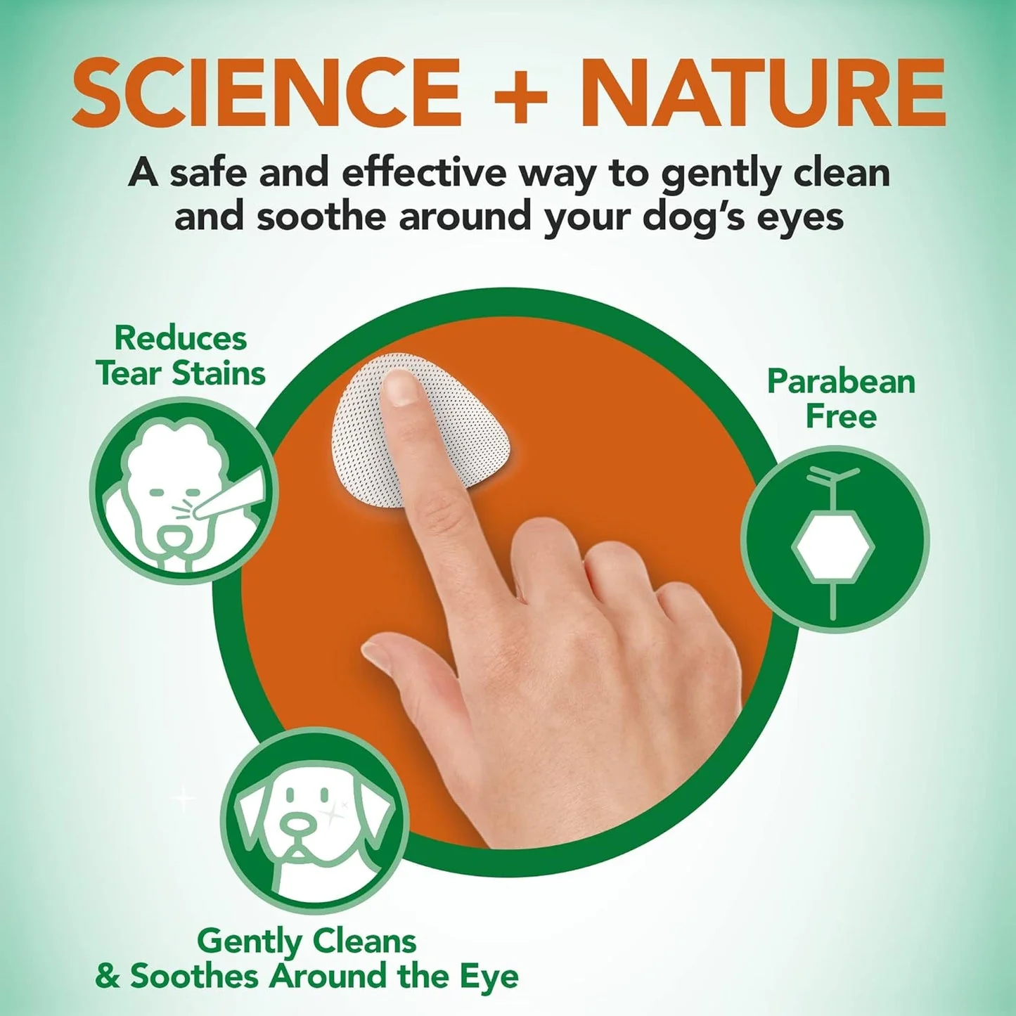 Vets Best Clean Eye Round Pads For Pets - Image 3